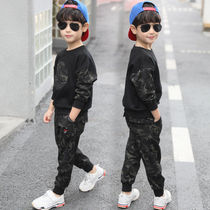 Boys 6 Primary School 7 Boys 8 to 9 to 10 years old Fall wear 12 long sleeves 13 clothes pants casual fashion set