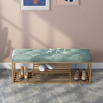 Home shoe stool narrow home door wearing shoes stool 25cm wide shoe stool light luxury long bench bed tail stool AFL