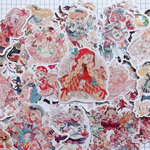 Two-dimensional girl dream Loli hand account sticker material sticker HOBO anime hand book decoration