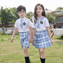  Kindergarten garden clothes Summer graduation clothes Childrens school uniforms JK uniforms College style elementary school class clothes Summer performance clothes