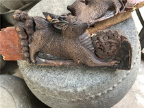 The countryside framed decoration old objects folk culture decoration Chinese style Shoulu carved calf legs clear