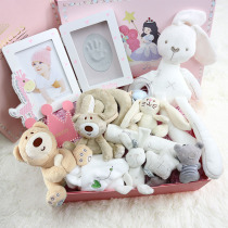 Newborn toy gift box baby supplies toy set 100-day men and women Baby Full Moon gift basket gift gift high-grade