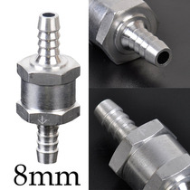 1PCs car ship 8MM aluminum alloy gasoline diesel fuel one-way check valve