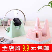 Pot cover holder non-perforated kitchen supplies shelf hanging countertop storage bracket for household chopping board drain