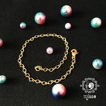 miss Chen diy crystal drop glue UV rubber frame accessories chain bag hanging key chain bracelet color retention plating