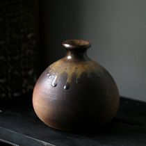 Japanese chronology Lao Yuechen Mountain made belly flowers into the bottle