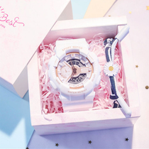 Unicorn watch female 2020 new junior high school students simple temperament waterproof sports electronic watch