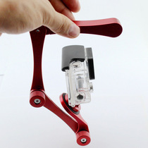 Action camera aluminum alloy three-way folding selfie stick Variety selfie stick Portable multi-function selfie stick