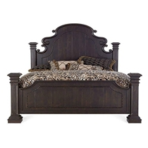 JSM American country solid wood bed French idyllic retro old double bed Jane Ou 1 51 8 meters carved wedding bed