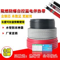 Pipe antifreeze heating belt 220v electric heating belt Live tap water Solar electric heating self-control heating line