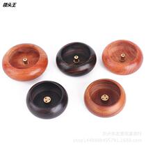 African rosewood three-hole copper core incense incense burner pear wood four-hole copper core incense burner carving incense burner horizontal customization