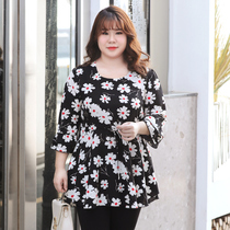 Q2022 year in spring clothing new big code womens clothing 70% sleeves snow-spinning cardio-hoodie mm200 catty extra easy to cover