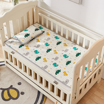 Baby mat ice silk breathable summer newborn children's bed latex mat kindergarten baby nap custom