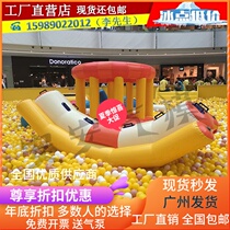 Large inflatable one million Ocean Ball pool Paradise Trampoline Trampoline Roller Slide Top Stilts Stilts Banana Boat
