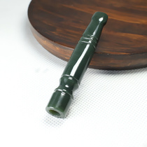 And Tian jade cigarette holder natural real products Xinjiang Qingyu mens jewelry jade cigarette holder filter cigarette with license