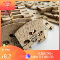 Adult violin piano code horse bridge Maple import polished 1 2 3 4 8 piano horse bridge code sub-code bridge accessories