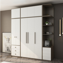 Norse style simple storage wardrobe modern simple multifunctional home Assembly bedroom economy big wardrobe combination