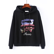 Tide brand hooded sweater women 2021 New Korean fashion loose coat pullover Joker cotton coat