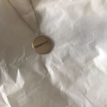 PAUSA ANN 2017 vol 2 Freedom round brand necklace * other home for imitation
