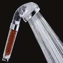 Negative ion pressurization shower nozzle water saving handheld hydrotherapy shower nozzle negative ion shower shower