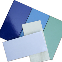 Hot sale solid color exterior wall tiles wall tiles white light yellow light blue outdoor outdoor countryside exterior wall tiles 100x200