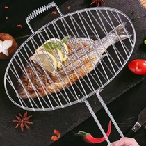 Barbecue net clip Grilled fish clip Grilled fish net barbecue net with handle Barbecue net clip Stainless steel barbecue fish clip