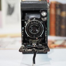 Камеры 西洋古董老物件美国柯达kodak 方盒式 折叠皮腔相机 风琴相机7品
