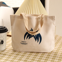 Export Nordic Mori hipster minimalist thick canvas Hand bag small carry bag Bento bag lunch box bag