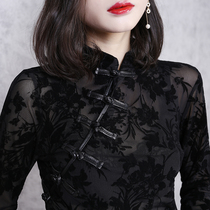 2020 Spring Dress New Fashion Womens Body Europe Station Womens Clothing Foreign Air Tide Repair and Clothing Lace Jersey