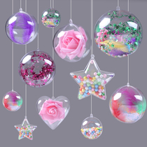 Ceiling Decoration Transparent Ball Plastic Ball Hollow Ball Mall Shop Window Pendant Accessories Trio 8 Womens Day Decorative Arrangement Hanging Accessories