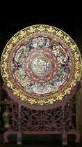  Brilliant Tonglu Great wealth plate Master Zhang Tonglu Cloisonne collection appreciation plate limited edition
