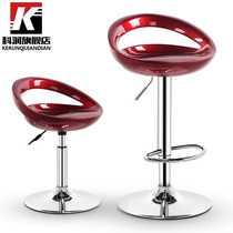 Bar stool Modern simple bar chair lift chair High chair Front desk high stool Household bar stool backrest bar stool