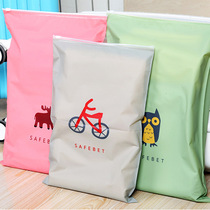  Kindergarten dirty clothes storage bag cartoon travel high-quality thickened bundle pocket waterproof zipper self-sealing bag finishing