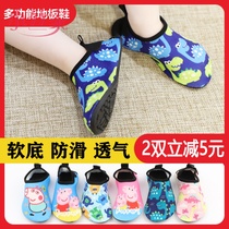 Childrens floor socks non-slip bottom baby spring and autumn soft bottom toddler shoes socks baby socks Indoor Boys Girls Socks