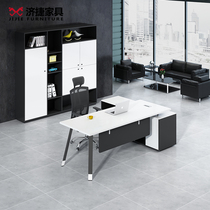 Boss DeskSingle Simply Modern Manager Office Desk and Chair Furniture Chair Manager large table