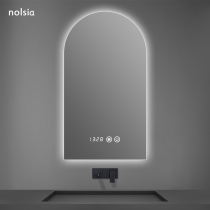 Arch Type Nordic Smart Bathroom Mirror Toilet Toilet Toilet Mirror With Light Anti-Fog Bathroom Comb dressing mirror hanging wall
