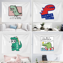 Net red background cloth ins hanging cloth dinosaur crocodile room renovation bedroom bedside rental room wall decoration tapestry