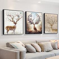 Background picture painting modern minimalist sofa background wall hanging painting minimalist wall decoration creative hanging painting nail-free sofa