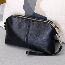 Hong Kong clutch bag women's 2019 new fashion Korean version of leather shoulder small satchel Joker multi-layer shell bag
