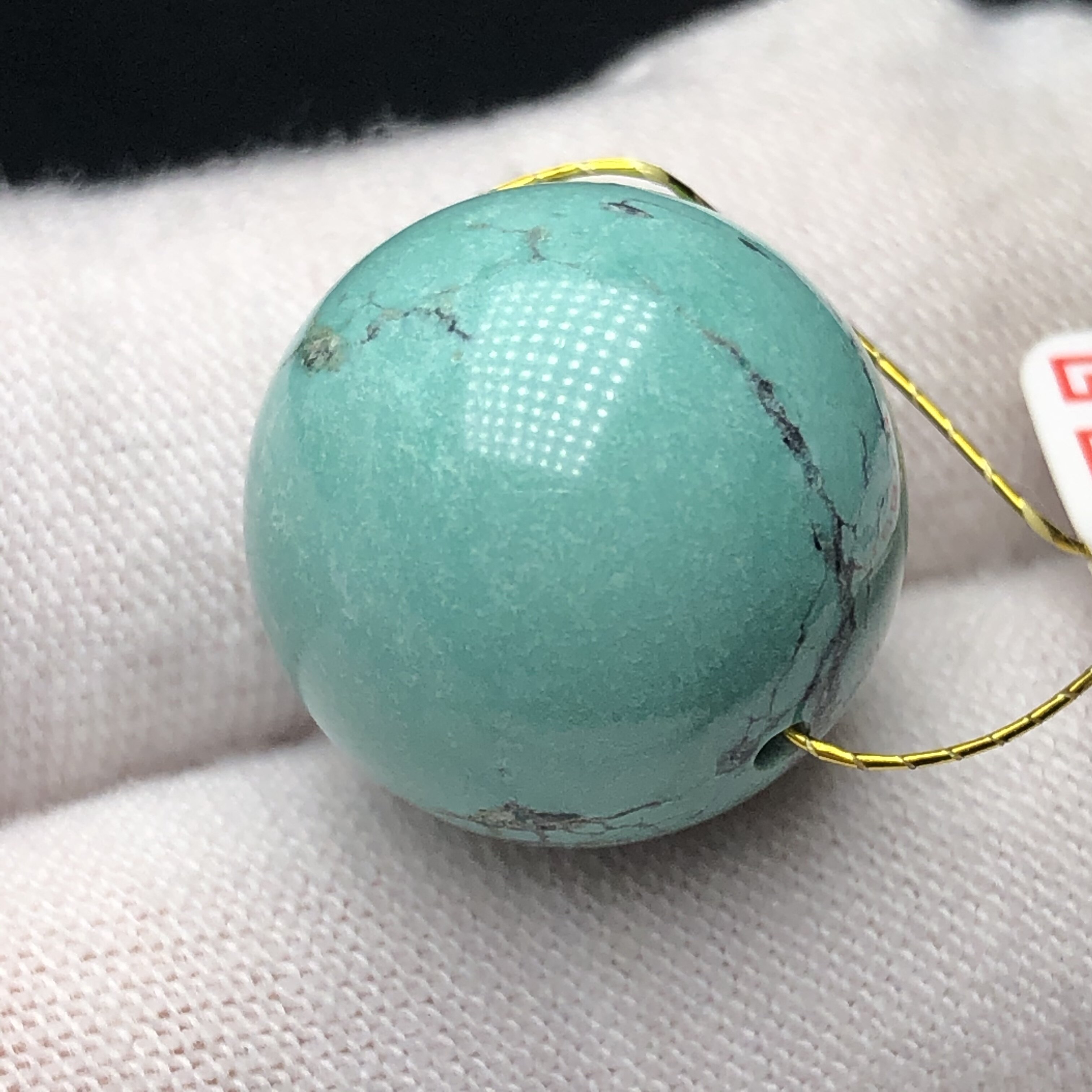 Boutique High Porcelain Turquoise Round Beads 16 2mm Loose Beads Single Beads Matching Beads