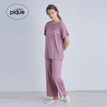 gelato pique21 autumn winter new womens trousers solid color soft elastic pajamas home wear PWCP214206