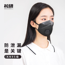 kn95 mask anti-haze pm2 5 breathing valve n95 activated carbon anti-Kazakhstan gas industrial dust black independent packaging