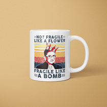 RBG female justice Ginsberg surrounding feminism large-capacity mug ceramic inspirational birthday gift