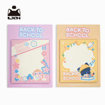 (Clearance) Luo Xiaohei) Back-to-school season Post-it notes student business notes cute