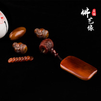 Natural whole set of red buffalo corner accessories Pendant Diamond Stars Moon Bodhi Buddha Pearl Suit DIY Accessories