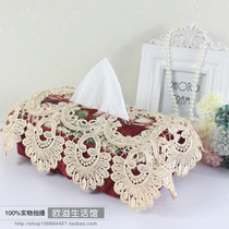 Special clearance Meilun high-end tissue cover American style fabric paper box cover tissue box dust cover
