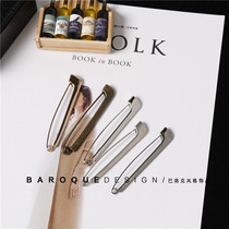 (Foreign trade pin)Metal large pin Womens scarf buckle Mens suit brooch pin collar pin pin