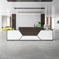 Company Front Desk Reception Desk Collection Silver Desk Brief Modern And Elegant Front Desk Desk Consultation Desk Desk Service Desk Counter