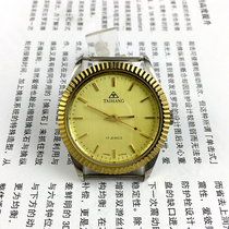 Original Clothing Stock Too FULL STEEL TOOTH SHELL STRIP NAIL YELLOW FACE MANUAL MECHANICAL WATCH DIAMETER 38 mm SEND WATCH STRAP