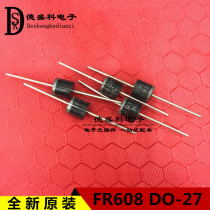 FR608 fast recovery diode 6A800V inverter dedicated in-line DO-27 new environmental protection